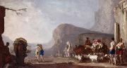Johann Heinrich Schonfeldt Versohnung Jakobs mit Esau France oil painting artist